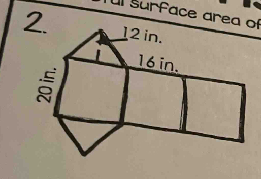 Ul surface area of