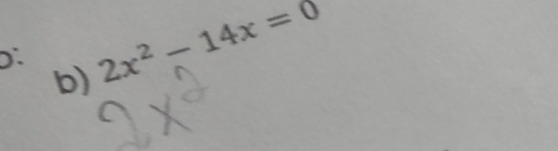 2x^2-14x=0