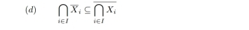 ∩ _i∈ Ioverline X_i⊂eq overline ∩ X_i