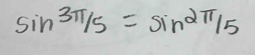 sin^(3π)/s=sin^(2π)/s