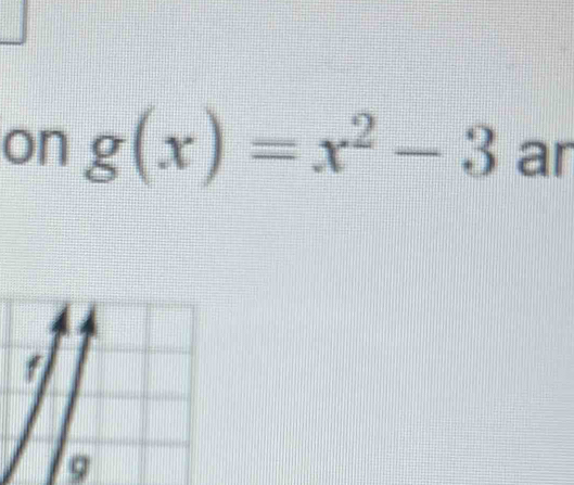 on g(x)=x^2-3 ar 
9