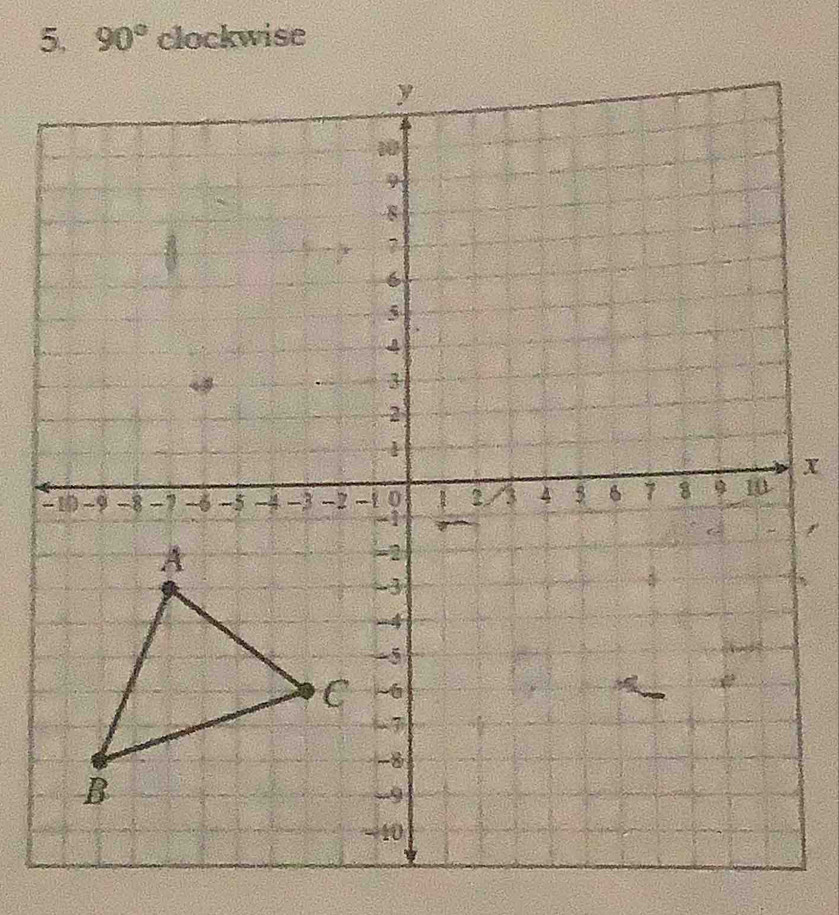 90° clockwise
x
A