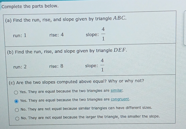 Cote the parts below.
(