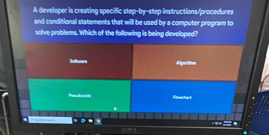 Solved: A developer is creating specific step-by-step instructions ...