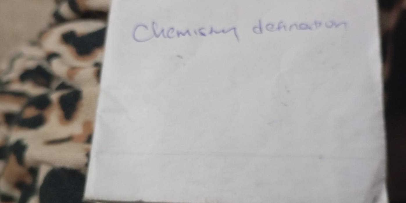 Chemismg defnation