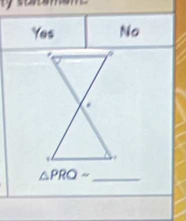 Yes No
_ △ PRQsim