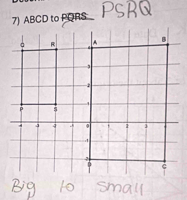 ABCD to PQRS