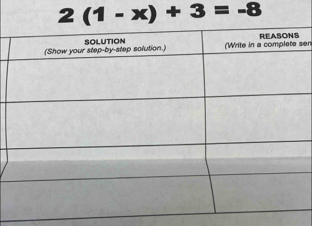 2(1-x)+3=-8
sen