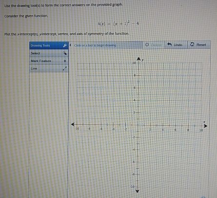 Solved: Use the drawing tool(s) to form the correct answers on the ...