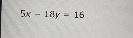 5x-18y=16