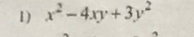 x^2-4xy+3y^2