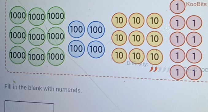 KooBits 
po 
blank with numerals.