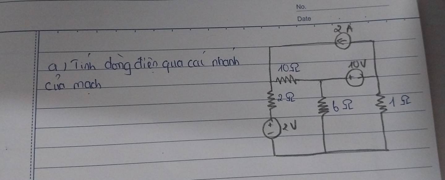 QA 
a) Tinh dong dièn qua cal nanh
1092
can mach 
AN
292
682 2 19
2v