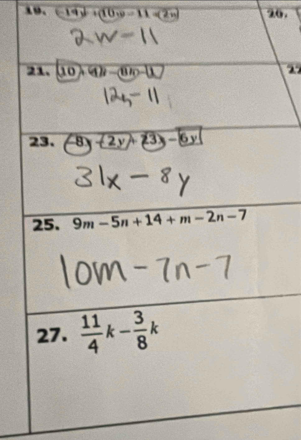 1^ +(10u-11u(2u) 26.