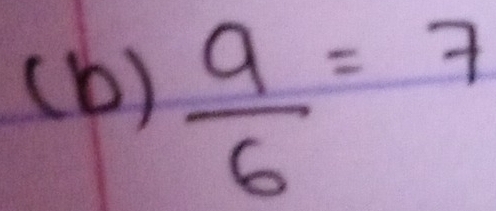  a/6 =7