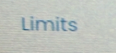 Limits