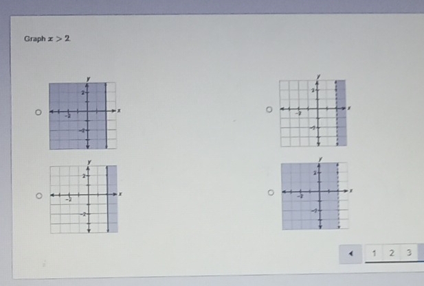 Graph x>2
。 
。
1 2 3