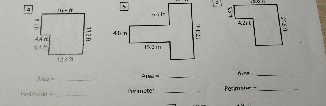 618.8 1 

Area =_ Area =_ 
Area =_ 
= Primeter = _Perimeter =_ 
Perimeter =_