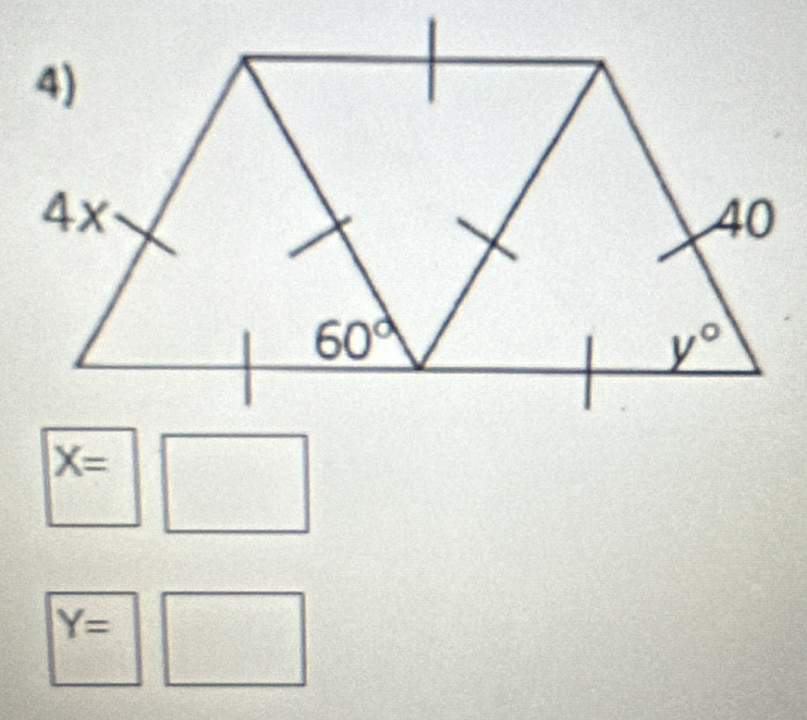 X=
^
□°
 3/4 b
Y= □
 1/2 