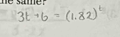 3t-6=(1.82)^t