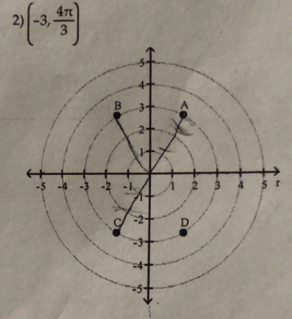 (-3, 4π /3 )
r