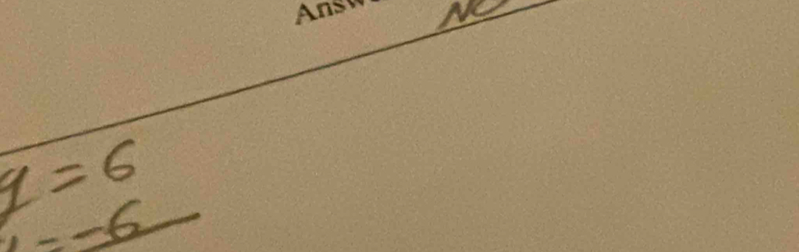 Ne
1=6
x=-6