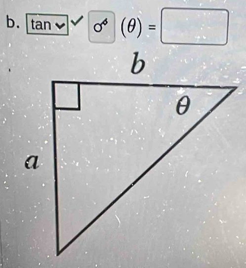 tan vee 0^6(θ )=□