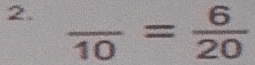 frac 10= 6/20 