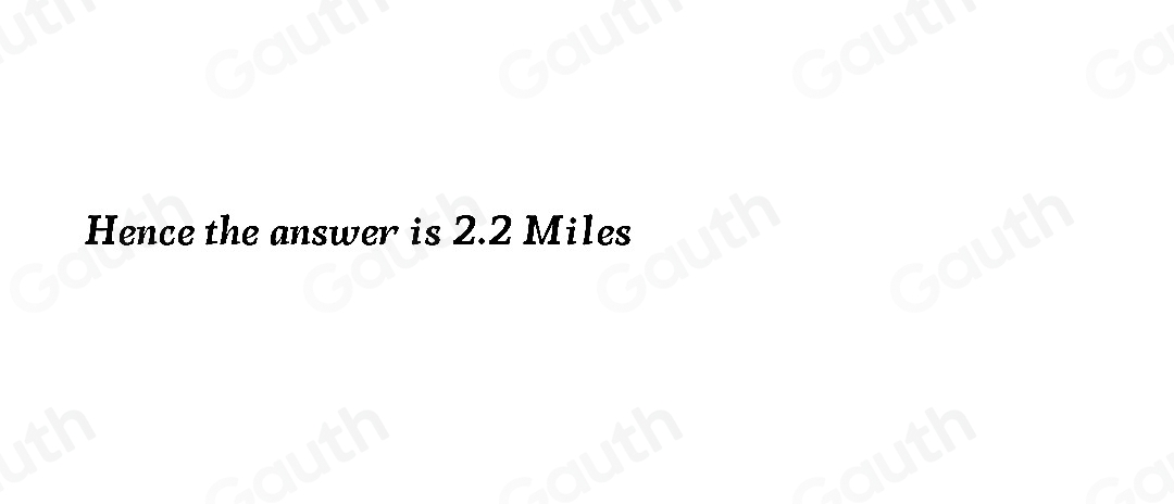 Solved: In a certain city, each block is about 275 meters long. If the ...