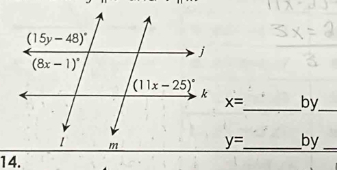 x= _ by_
y= _ by_
14.