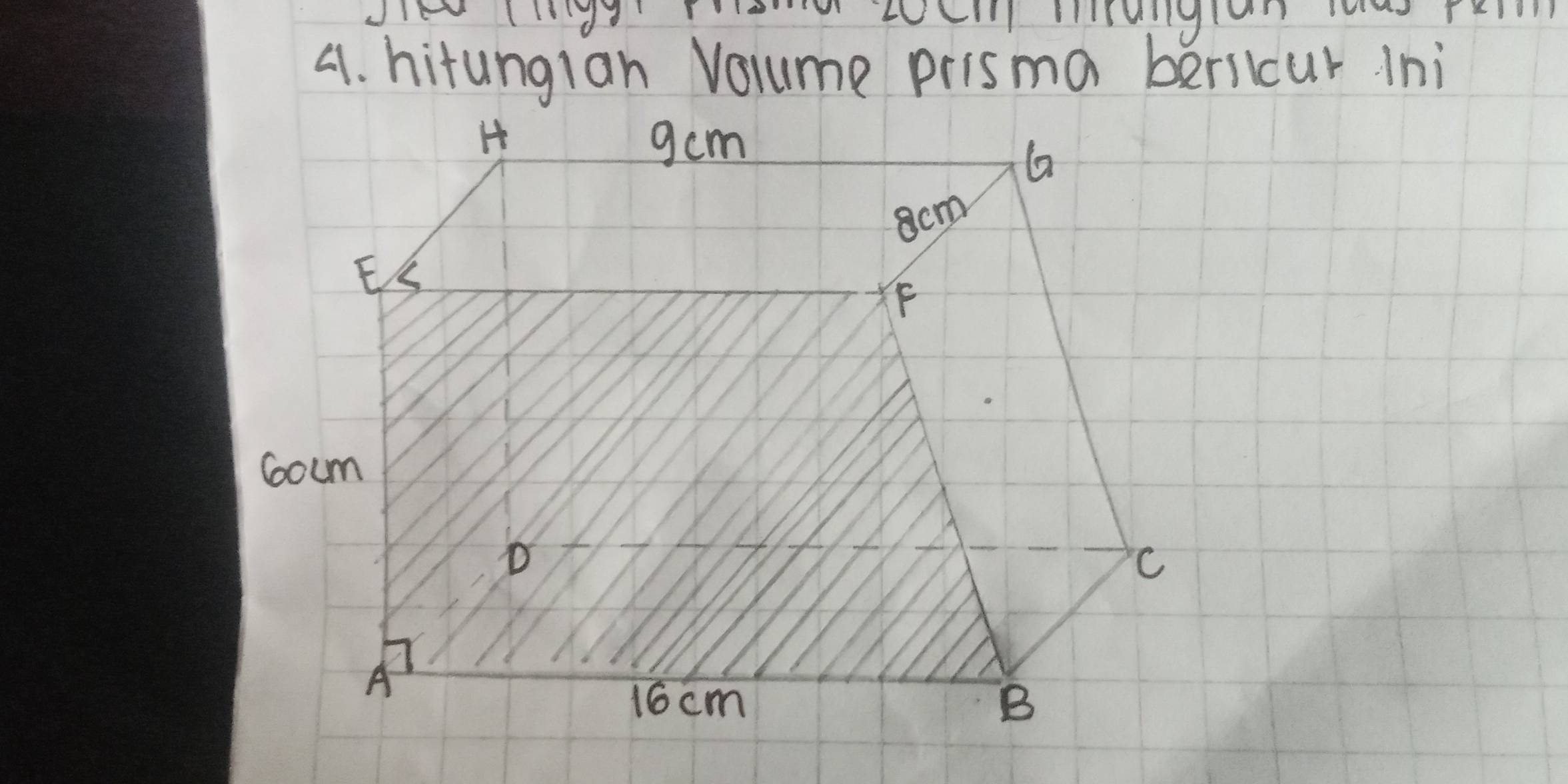 hitungian Volume prisma berilcur Ini