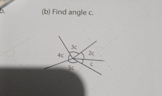 Find angle c.