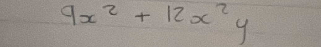 9x^2+12x^2y