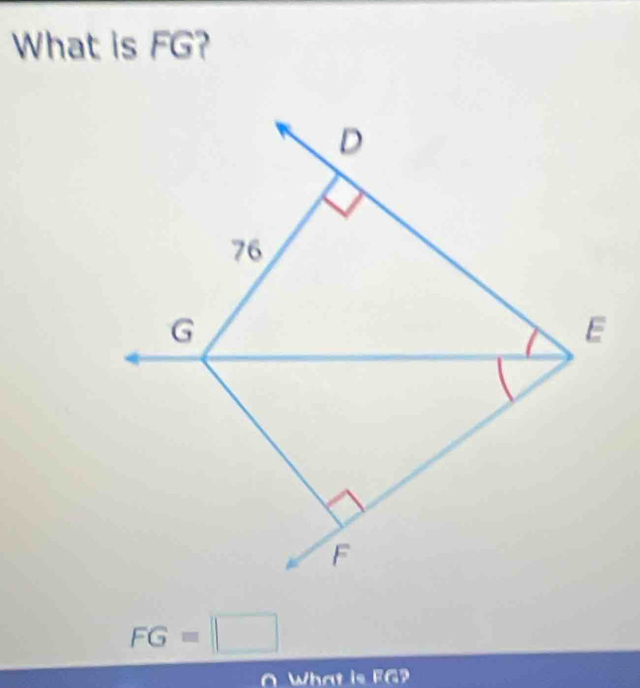 What is FG?
FG=□
What is FG?