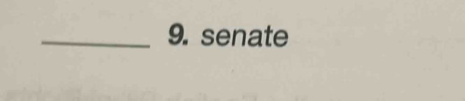 senate