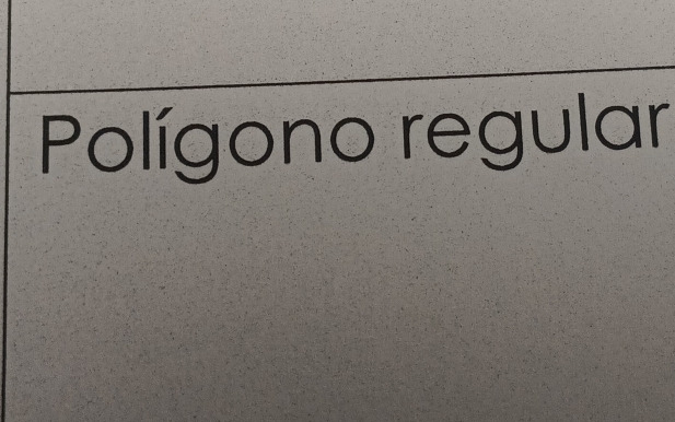 Polígono regular