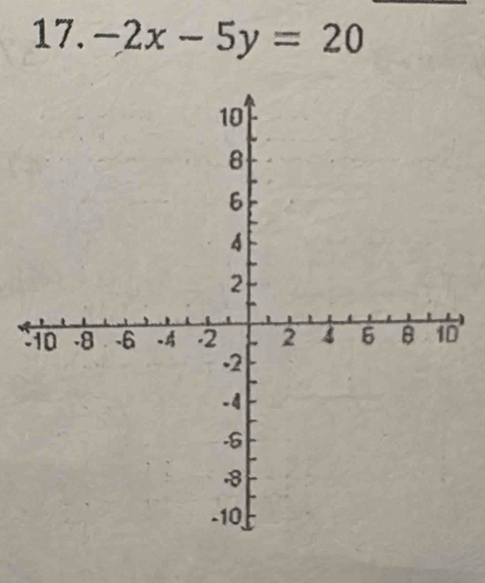 -2x-5y=20