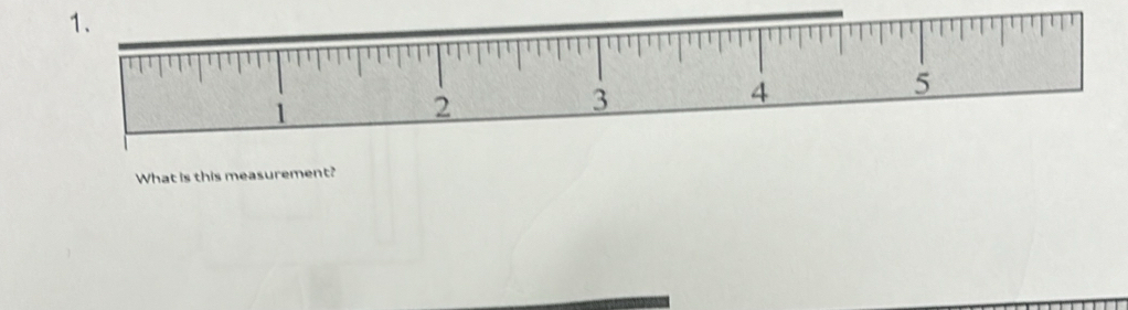 What is this measurement?