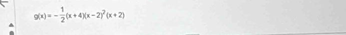 g(x)=- 1/2 (x+4)(x-2)^2(x+2)