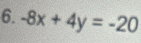 -8x+4y=-20