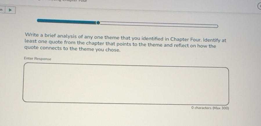 Solved: Write a brief analysis of any one theme that you identified in ...
