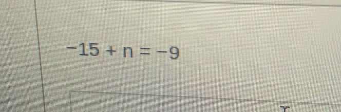 -15+n=-9