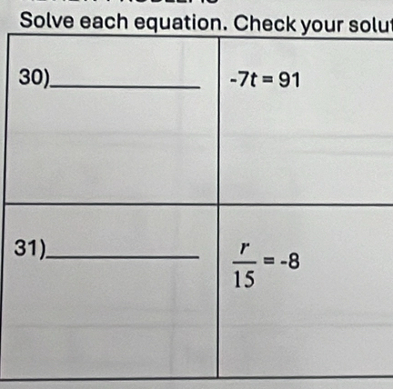 Solve eaclut
3