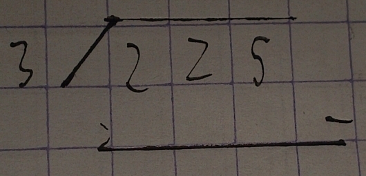 3sqrt(225)=_ 