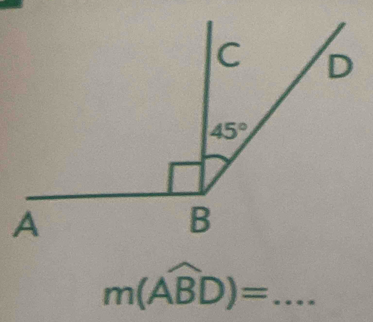 m(widehat ABD)=