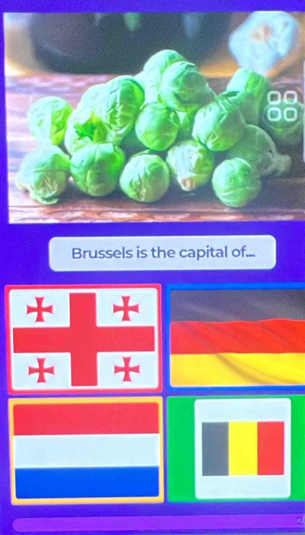 Brussels is the capital of... 
2