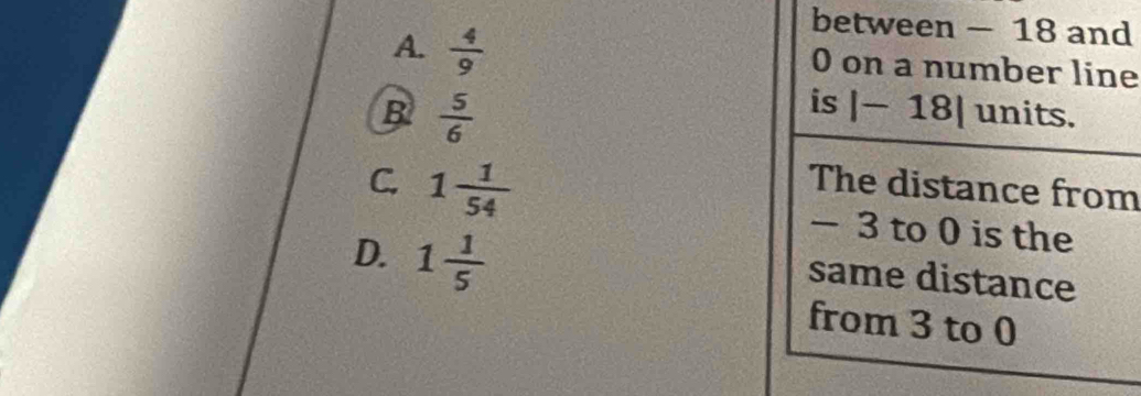 bd
A.  4/9  e
B  5/6 
C, 1 1/54  m
D. 1 1/5 