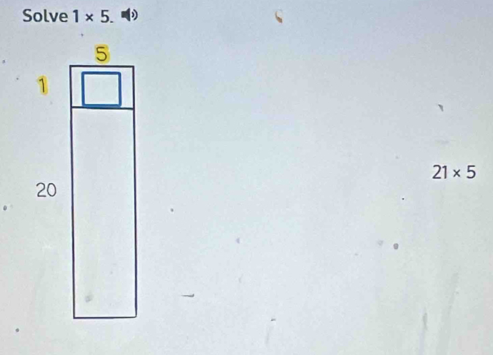 Solve 1* 5.
21* 5