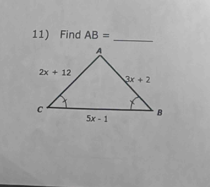 Find AB= _