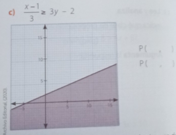  (x-1)/3 ≥ 3y-2
P( . 
P( .